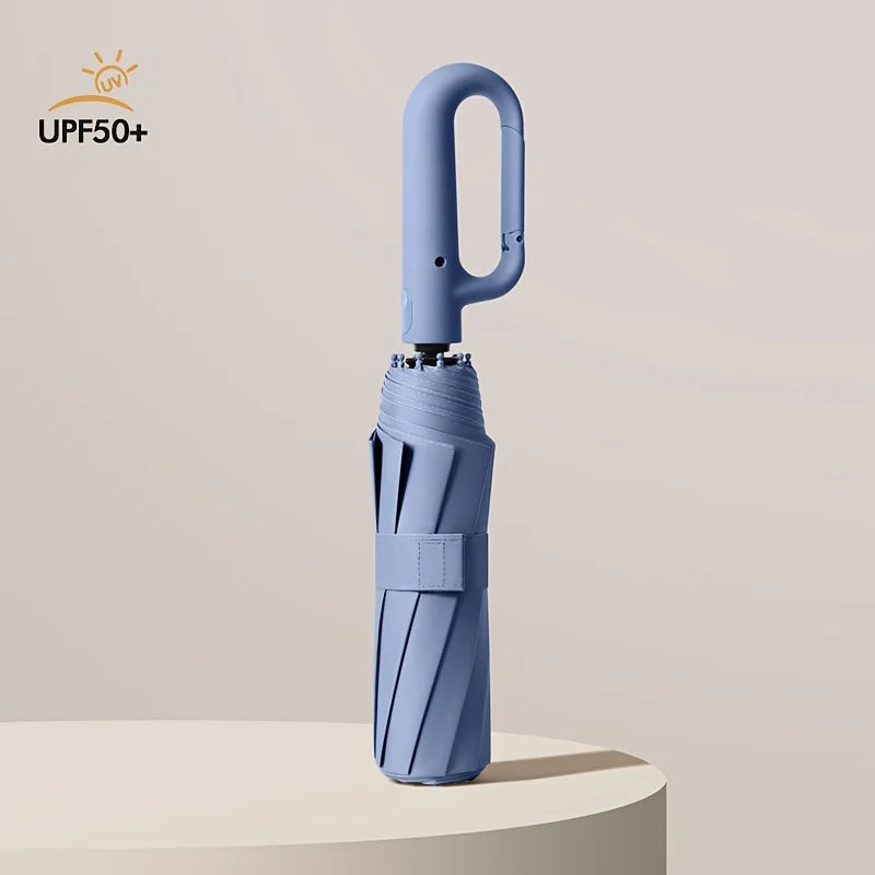 Xiaomi Windproof Umbrella Strong 105CM Reinforced Automatic Folding Umbrella Large Buckle Handle Wind/Water/Sun Resistant